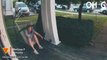 Swing Chair Fail Caught on Ring Camera | Doorbell Camera Video