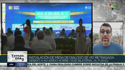 Colombia: Delegaciones del gobierno y disidencias de las FARC instalan mesa de diálogo