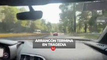 Captan momento de accidente en carretera México-Cuernavaca