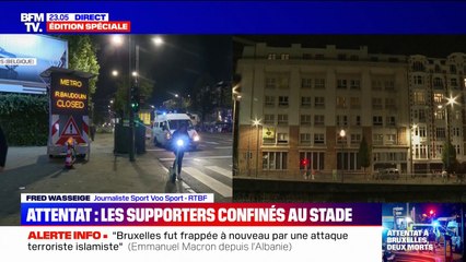 "Le speaker a dit que les joueurs suédois ne voulaient pas recommencer et que les joueurs belges étaient solidaires": Les supporters du match Belgique-Suède confinés au sein du stade Roi Baudouin à la suite de l'attentat de Bruxelles