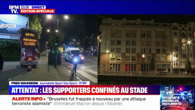 Le speaker a dit que les joueurs suédois ne voulaient pas recommencer et que les joueurs belges étaient solidaires : Les supporters du match Belgique-Suède confinés au sein du stade Roi Baudouin à la suite de l'attentat de Bruxelles