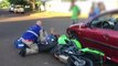 Motociclista sofre fratura exposta em acidente na Rua da Amizade