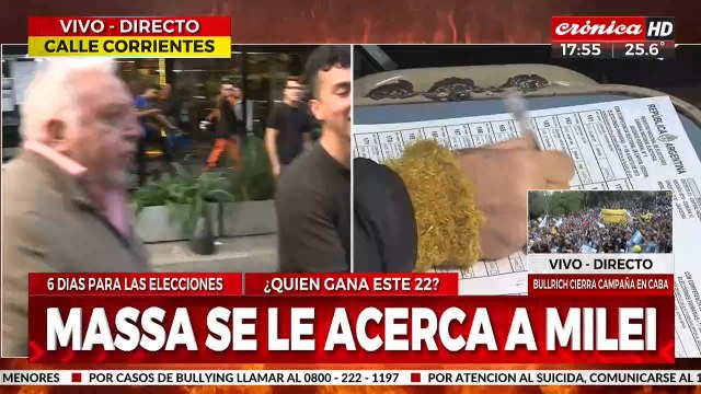 La voz del pueblo en calle Corrientes a 6 días para las elecciones