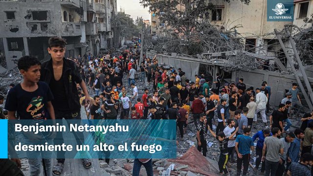 Hay 199 rehenes en poder de Hamas; Israel descarta tregua para permitir paso de ayuda humanitaria