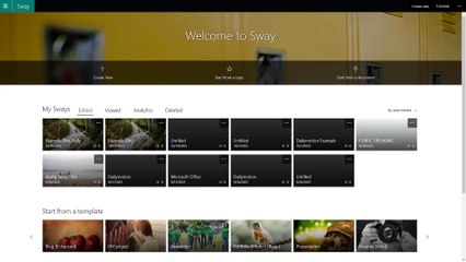 Microsoft Sway Course Section 24 Printing and Exporting