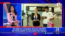 Llega nuevo grupo de peruanos desde Israel en vuelo humanitario ecuatoriano
