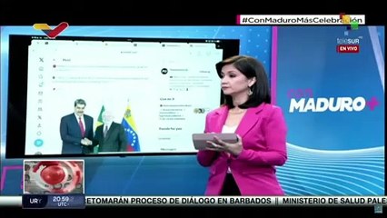 El pdte. Nicolás Maduro se refiere a su conversación telefónica con Luiz Inácio Lula da Silva