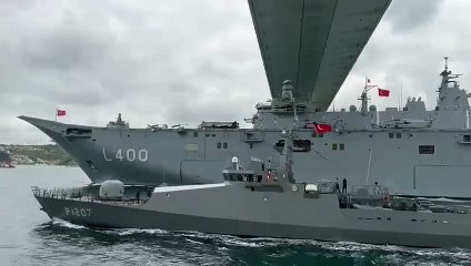 Türk donanması Doğu Akdeniz’e açıldı