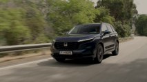 2023 Honda CR-V e:HEV in Canyon River Blue Driving Video
