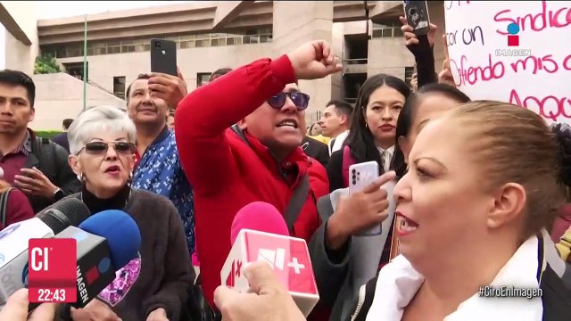 Estallan protestas de trabajadores del Poder Judicial contra eliminación de fideicomisos