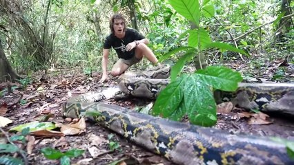 Surviving the GIANT SNAKE JUNGLE of BORNEO! Pt.4