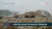 4 Hektare Lahan Tumpukan Sampah TPA Bakung Terbakar