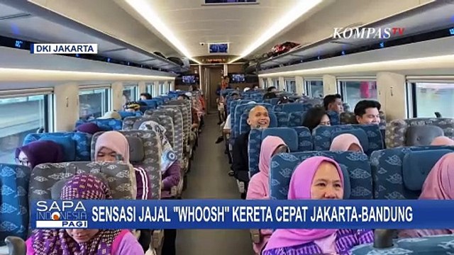 Hari Terakhir Jajal WHOOSH Kereta Cepat Jakarta-Bandung Gratis, Yuk Intip Fasilitasnya!