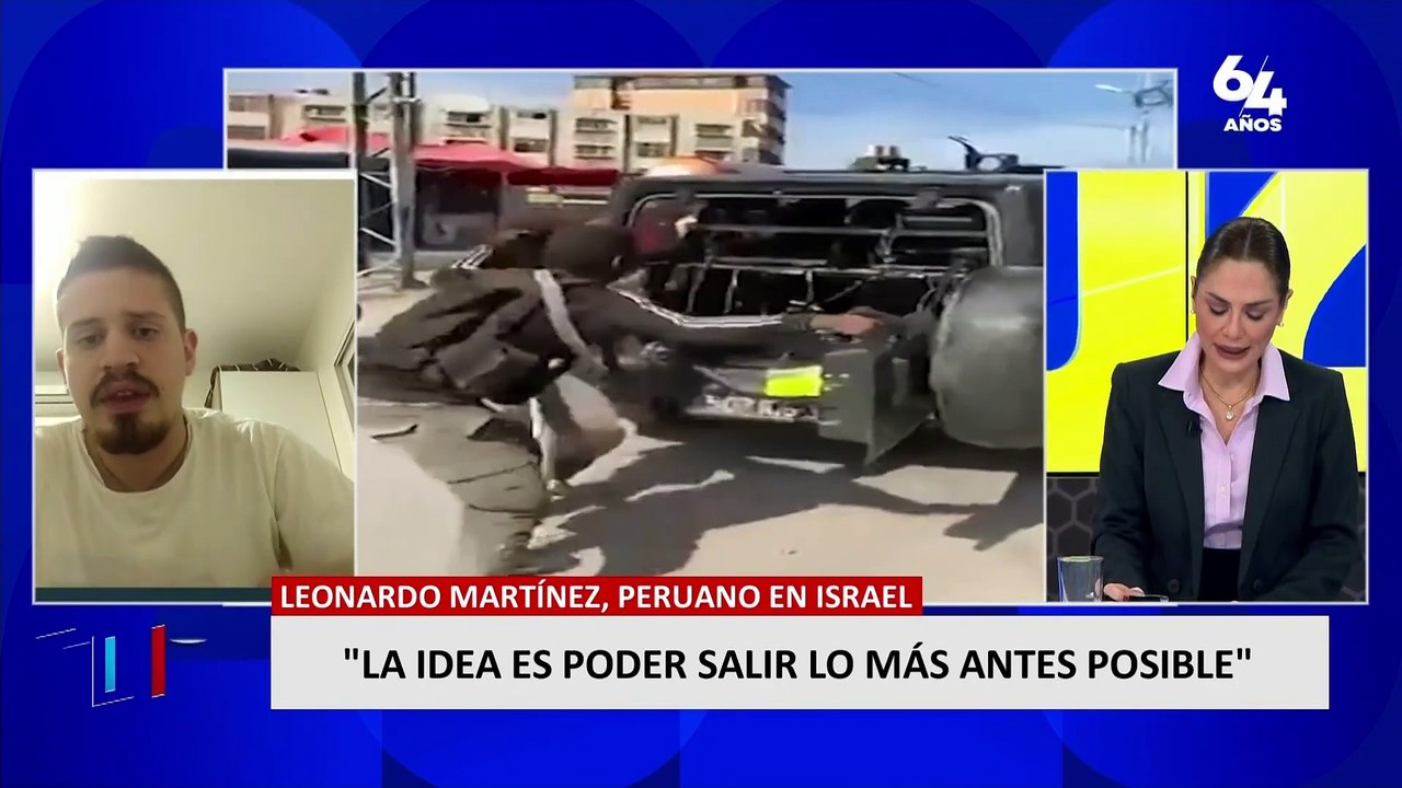 Peruano en Israel: "Por miedo a una infiltración terrorista, tomé un cuchillo esperando lo peor"