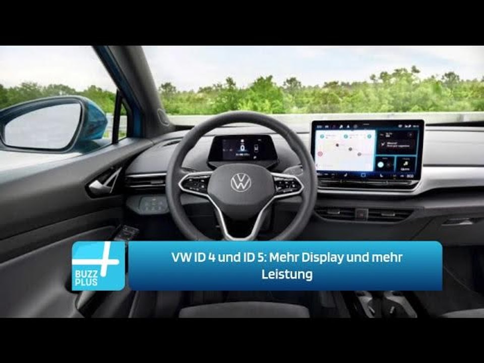 VW ID 4 und ID 5: Mehr Display und mehr Leistung
