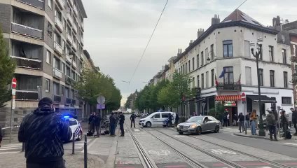 Présence policière à la Cage aux ours à Schaerbeek