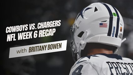 Dallas Cowboys Beat LA Chargers, 20-17 In NFL Week 6