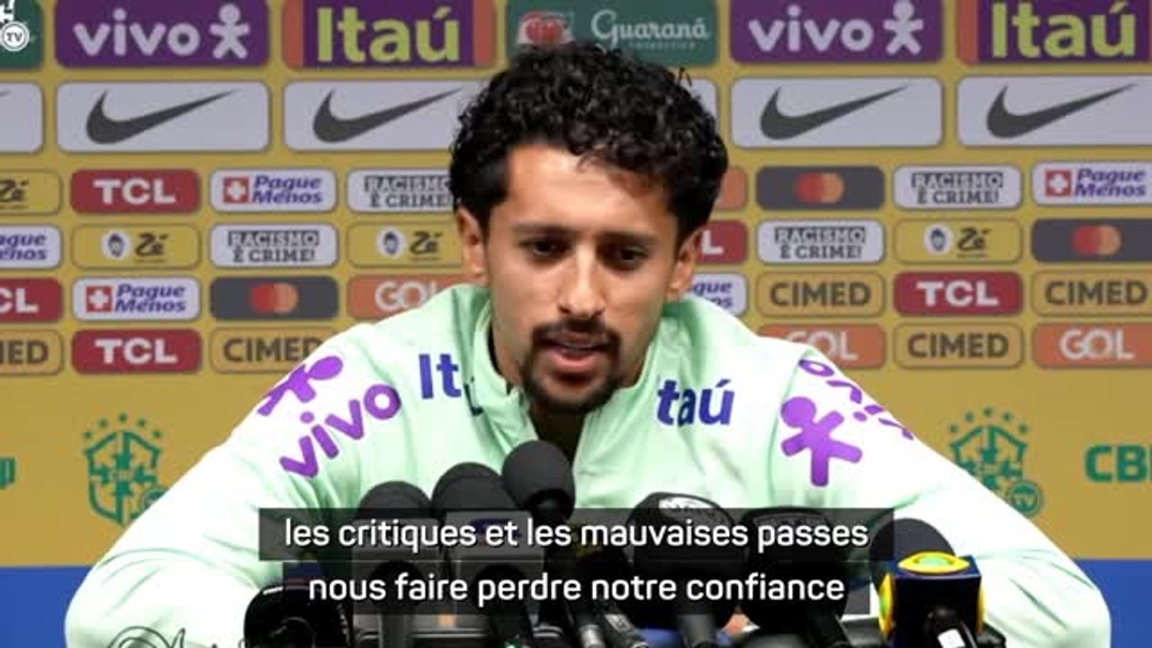 Brésil - Marquinhos : "Nous ne pouvons pas laisser les critiques nous faire perdre notre confiance"