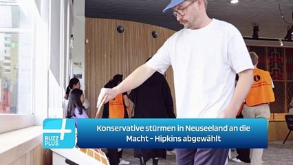 Konservative stürmen in Neuseeland an die Macht - Hipkins abgewählt