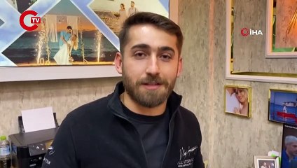 Karabük’te iş hanına giren ayı esnafa saldırdı