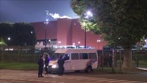 Belgique vs. Suède - La sécurité très renforcée à la sortie du stade Roi Baudouin