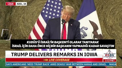 Trump: İsrail için mücadele ettim