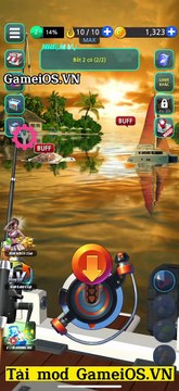 Cách kiếm nhiều Tiền trong Lưỡi Câu Fishing Hook MOD iOS