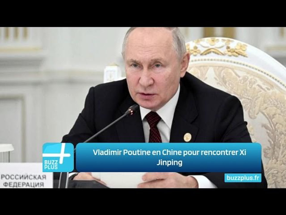 Vladimir Poutine en Chine pour rencontrer Xi Jinping
