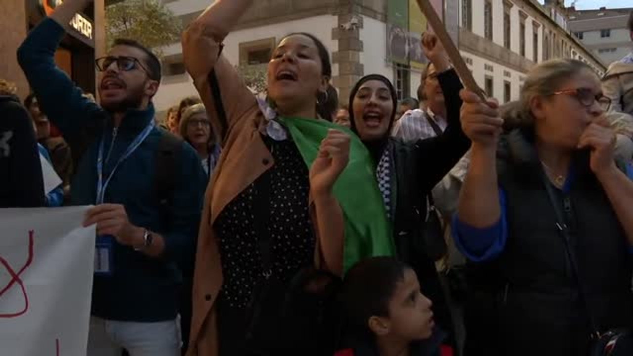 Concentraciones de apoyo al pueblo palestino en 15 localidades gallegas