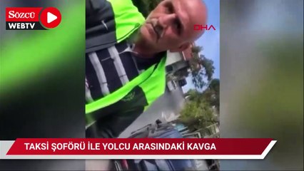 Download Video: Ümraniye'de taksi şoförü ile yolcu arasındaki kavga karakolda bitti