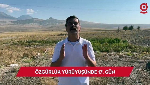 Özgürlük Yürüyüşü 17'inci gününde... Erkan Baş: Yürüyüşümüz, Filistin’in ve İsrail’in barış isteyen halklarının ortak yürüyüşüdür