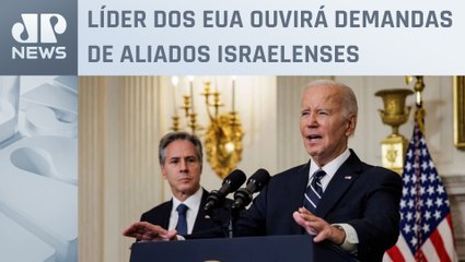 Em visita histórica, Joe Biden irá a Israel manifestar solidariedade ao país após início de guerra