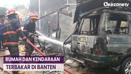 Gara-Gara Puntung Rokok, Rumah dan Kendaraan Ludes Terbakar