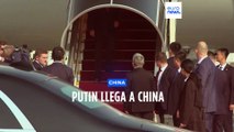 Vladímir Putin llega a China para reunirse con Xi Jinping