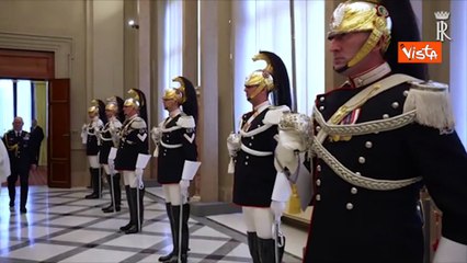 Mattarella riceve Re del Barhain Hamad Bin Isa Al-Khalifa al Quirinale