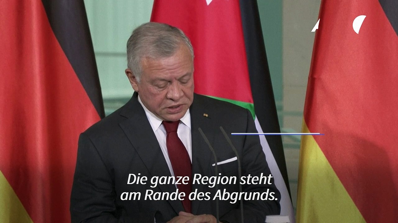 König Abdullah: Der Nahe Osten „steht am Abgrund“
