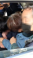 머리채 잡힌 '수원 빌라왕'…"내 돈 내놔" 임차인들, 택시 막았다[영상]