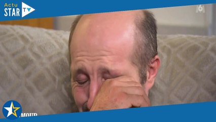 L'amour est dans le pré  Laurent en larmes devant le premier baiser de Patrice et Justine