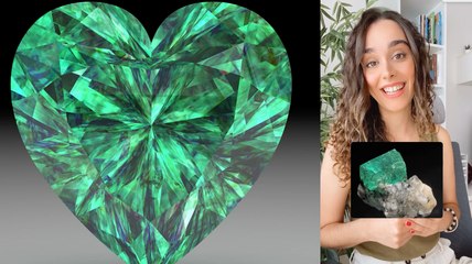 Piedra emeralda verde: significado y propiedades