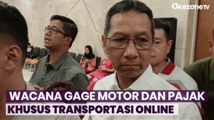 Download Video: Ditanya soal Gage Sepeda Motor dan Pajak Khusus Transportasi Online, Ini Kata Pj Gubernur Heru