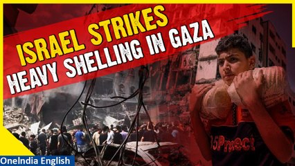 Israel-Hamas War: Heavy shelling near civilian shelters in Gaza; Israel strikes | OneIndia News