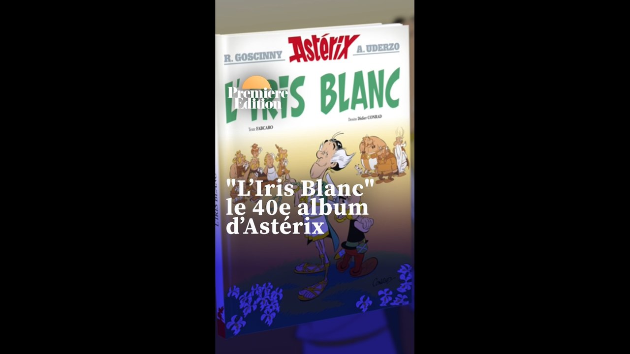 La bande dessinée "Astérix" fait son grand retour avec son 40e album "L'Iris Blanc"