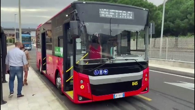Una navetta Atm per il parcheggio di Bordonaro