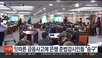 금감원 현장 국감…'은행 내부통제' 실패 질타