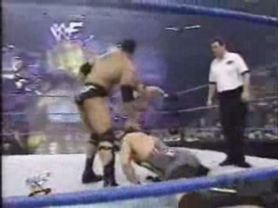 Wwf Smackdown 2001 - Rhyno & Rvd Vs The Rock & Chris Jericho