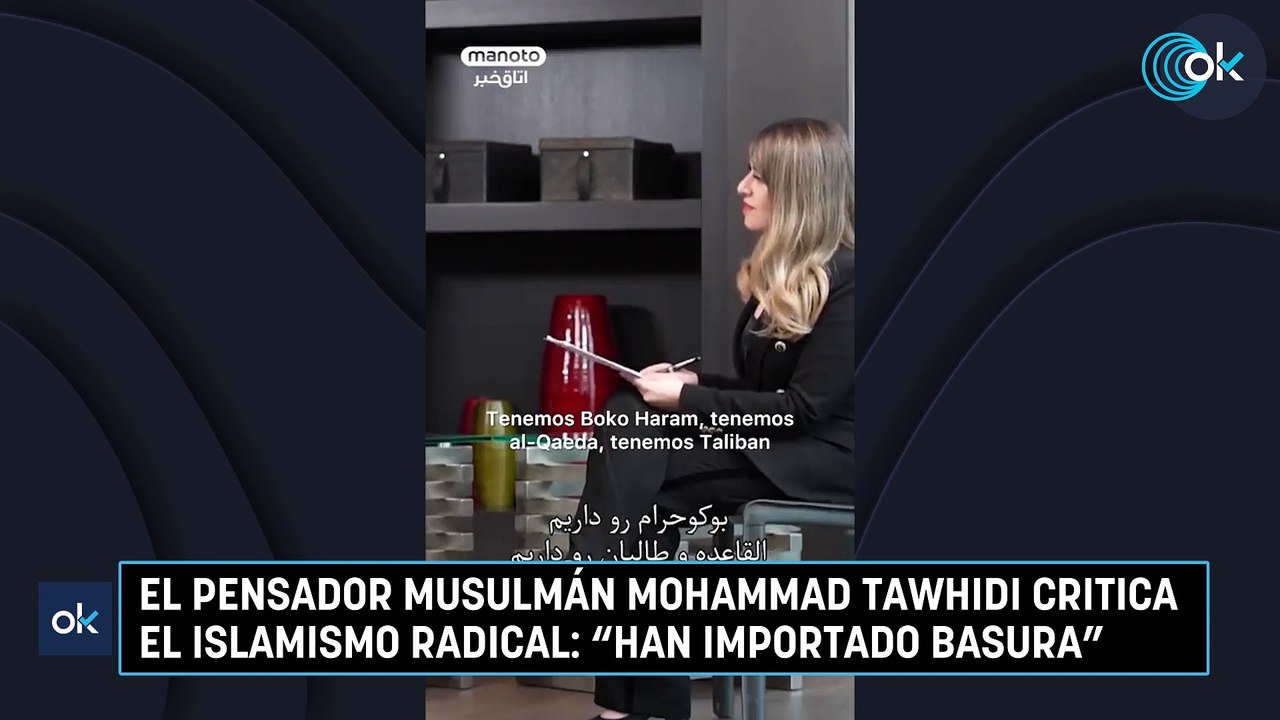 El pensador musulmán Mohammad Tawhidi critica el islamismo radical: "Han importado basura"