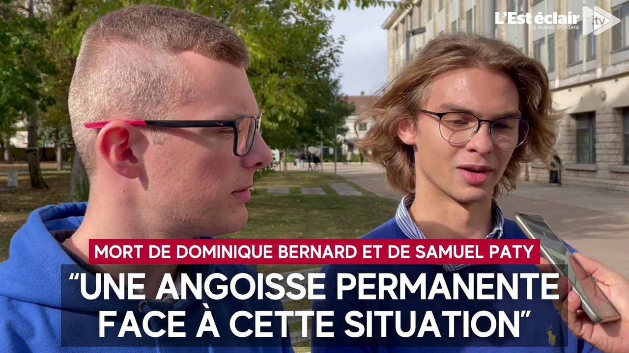 Témoignages poignants de 2 étudiants troyens qui parlent "d'angoisse permanente" après l'attaque d'Arras
