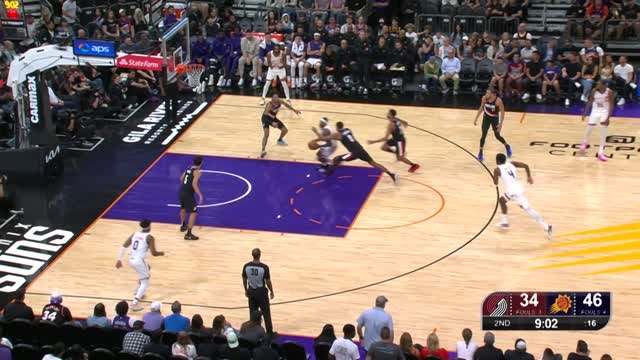 Durant looks sharp in preseason win over the Trail Blazers