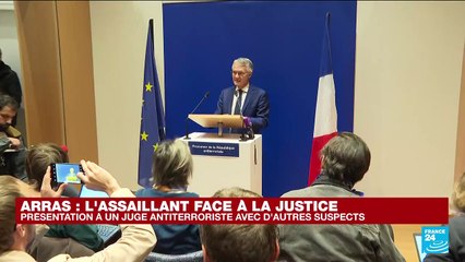 Replay : conférence de presse du procureur antiterroriste après l'attaques d'Arras