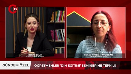 Öğretmenler ‘din eğitimi’ seminerine tepkili: ‘Türkiye tarihinde bir ilk’